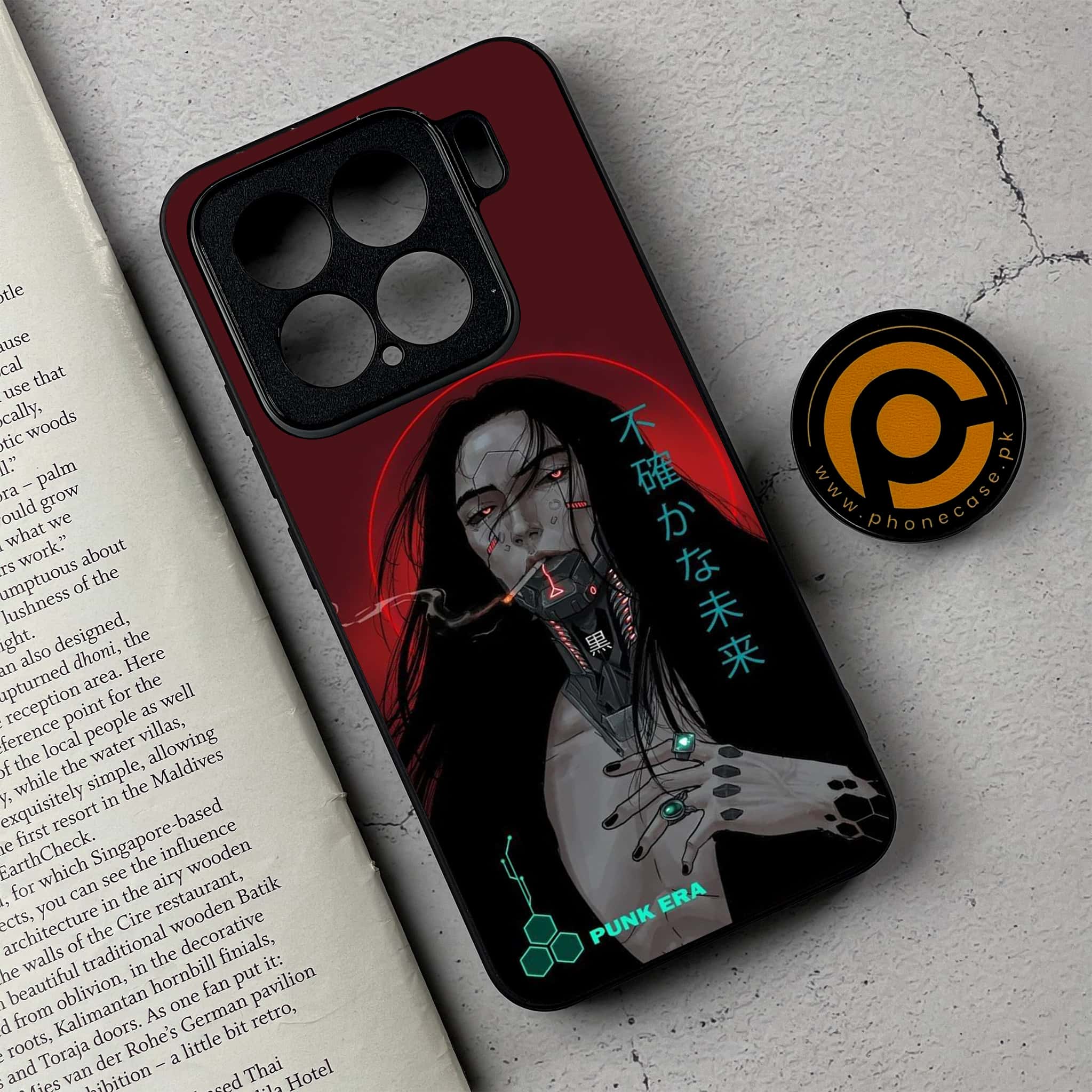 Xiaomi 15 - Cybernetic Warrior Series - Premium Metal Printed soft Bumper shock Proof Case