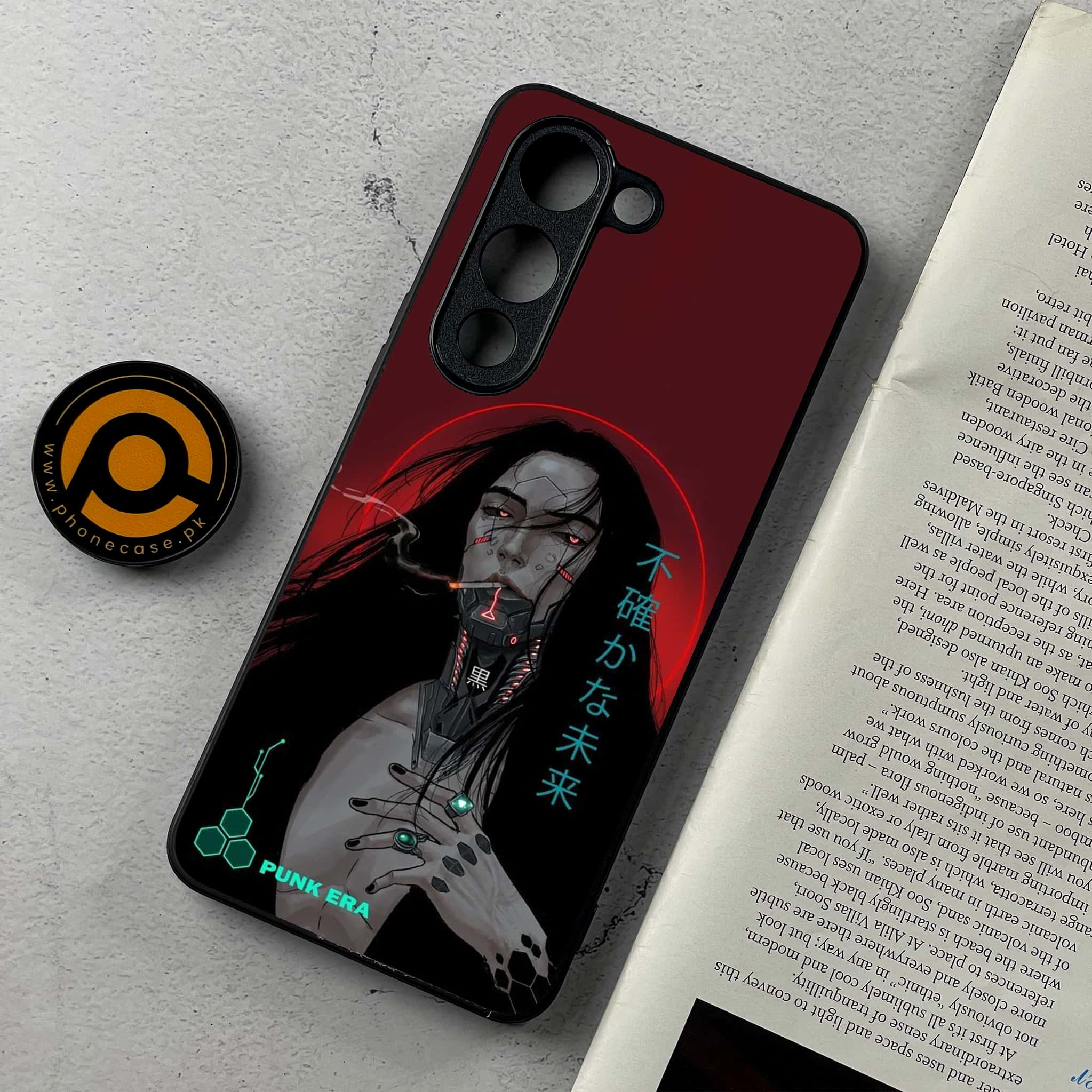 Vivo Y04 - Cybernetic Warrior Series - Premium Metal Printed Soft Bumper Shockproof Case