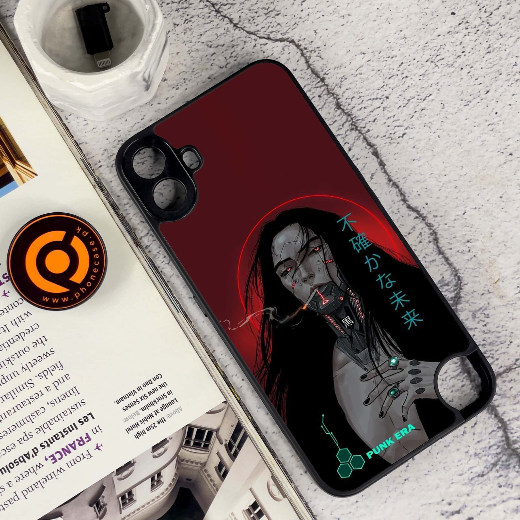 Nothing CMF Phone 1 - Cybernetic Warrior Series - Premium Metal Printed soft Bumper Shock Proof Case
