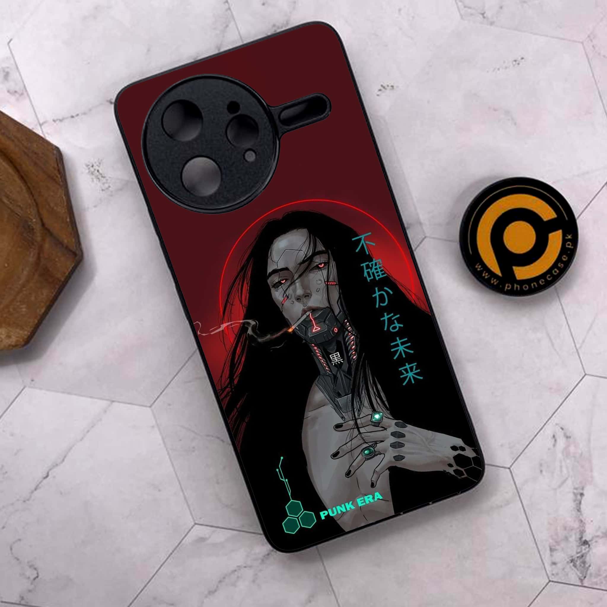 Xiaomi Poco F7 Ultra 5G - Cybernetic Warrior Series - Premium Metal Printed soft Bumper shock Proof Case