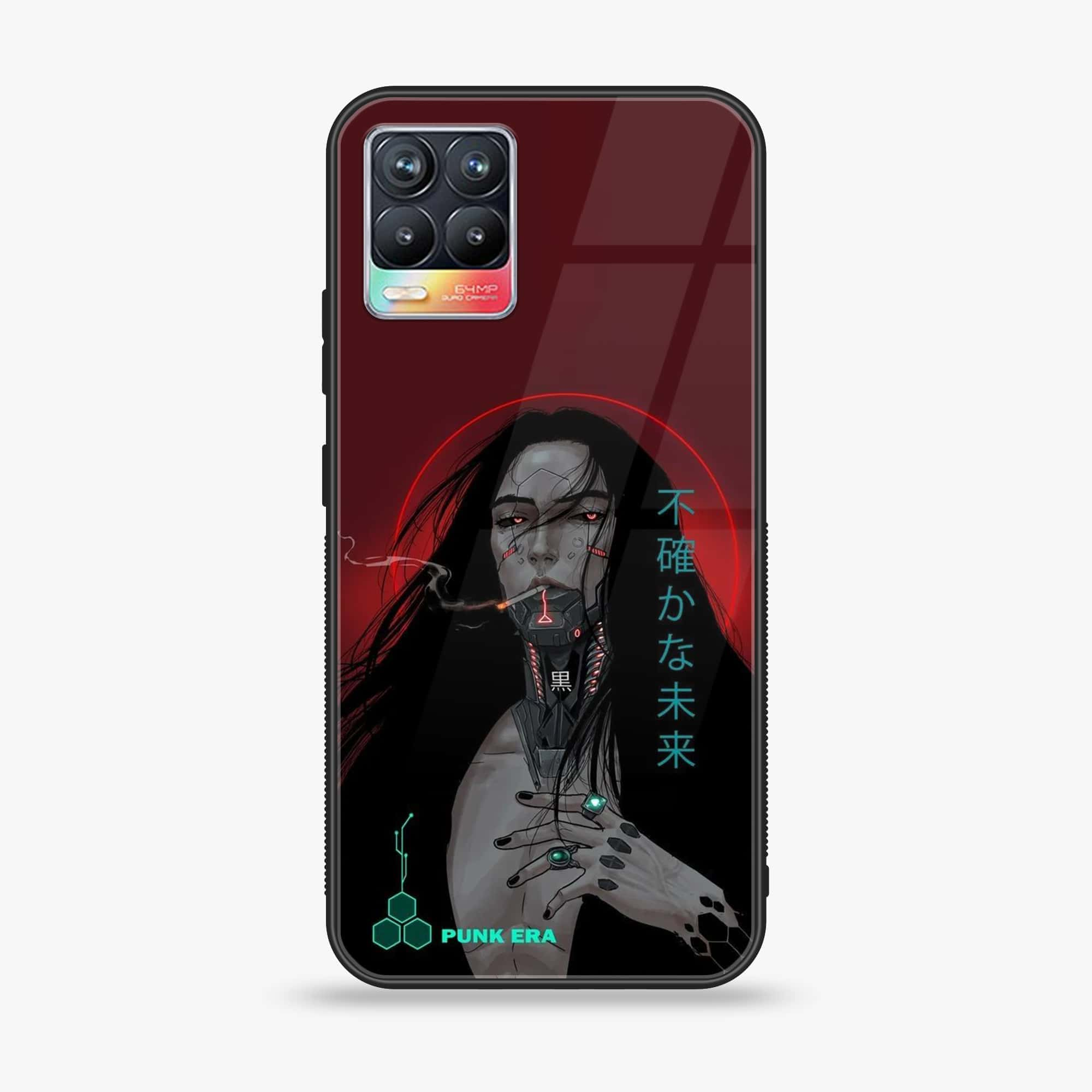 Realme 8 Pro - Cybernetic Warrior Series - Premium Printed Glass soft Bumper shock Proof Case