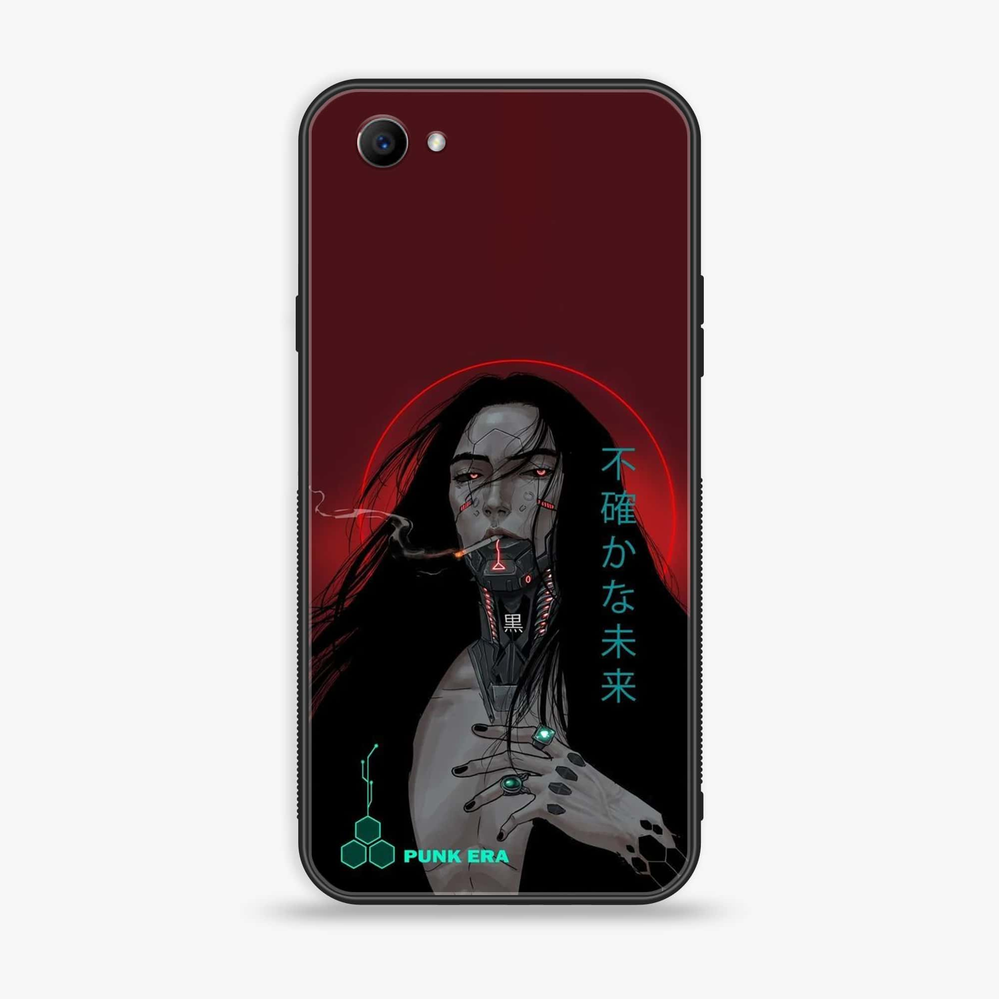 Oppo F7 Youth - Cybernetic Warrior Series - Premium Printed Glass soft Bumper shock Proof Case