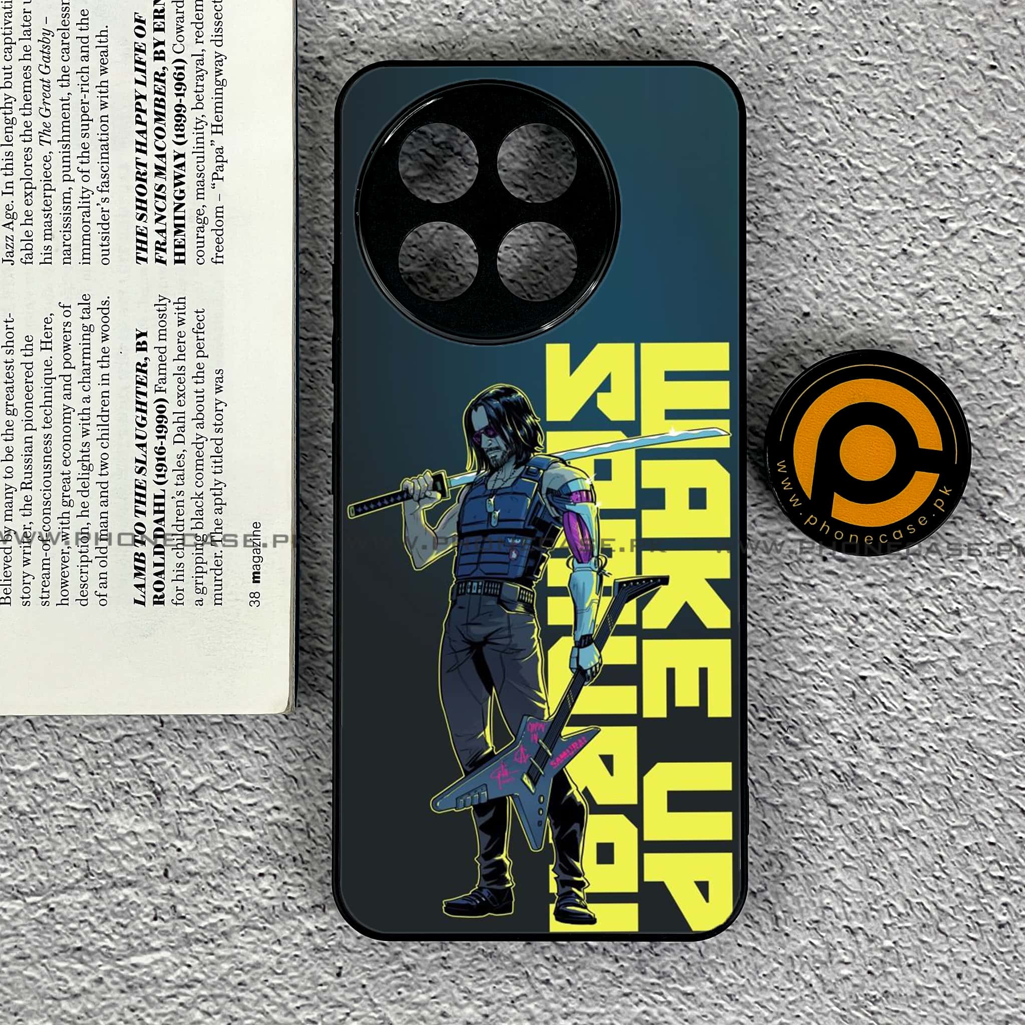 OnePlus 13R - Cybernetic Warrior Series - Premium Printed Glass soft Bumper shock Proof Case
