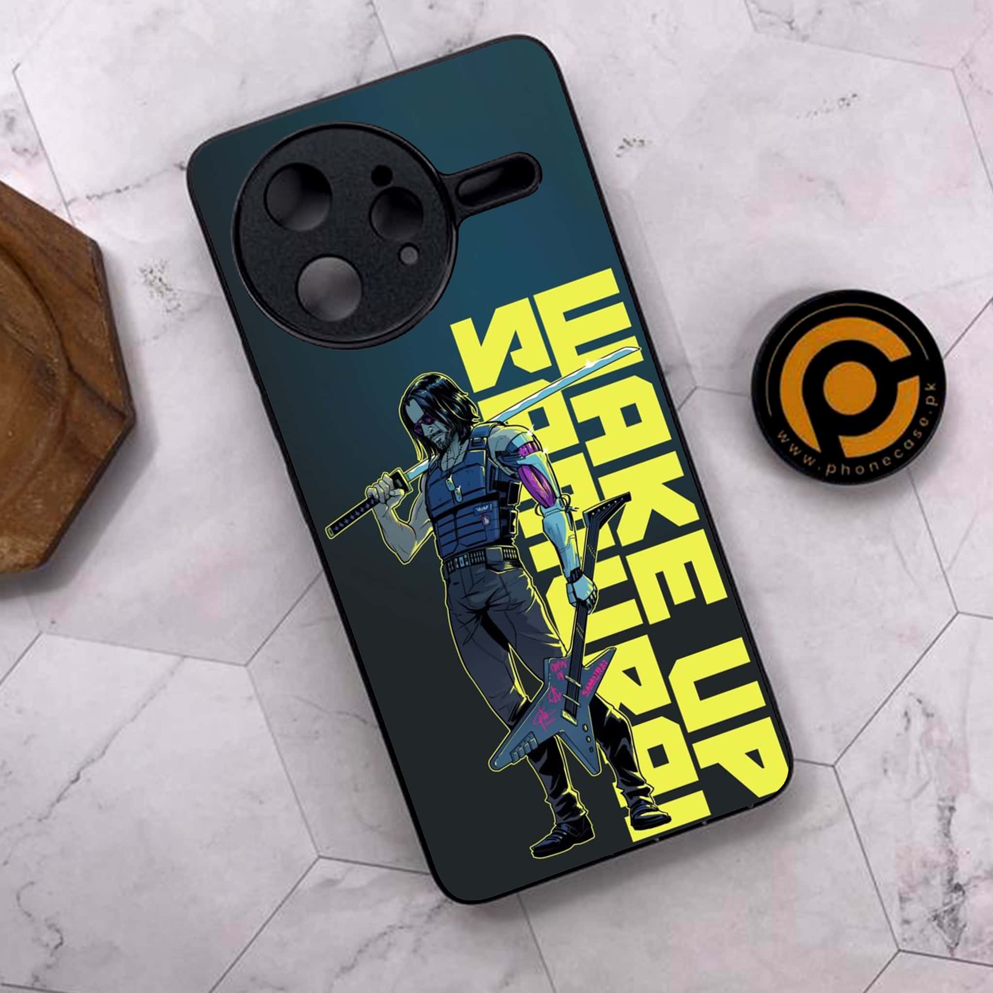 Xiaomi Poco F7 Ultra 5G - Cybernetic Warrior Series - Premium Metal Printed soft Bumper shock Proof Case