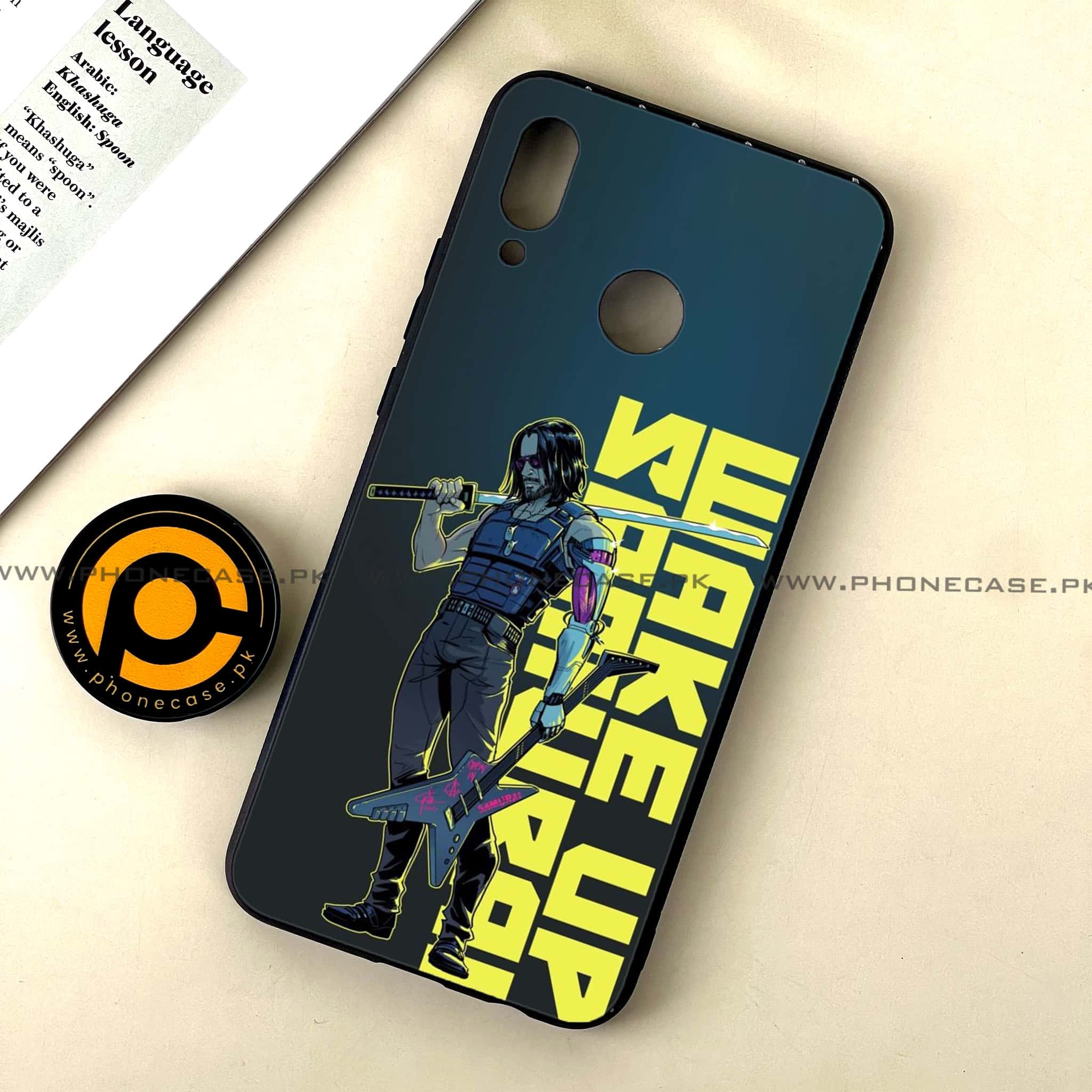 Huawei Nova 3 - Cybernetic Warrior Series - Premium Printed Glass soft Bumper shock Proof Case