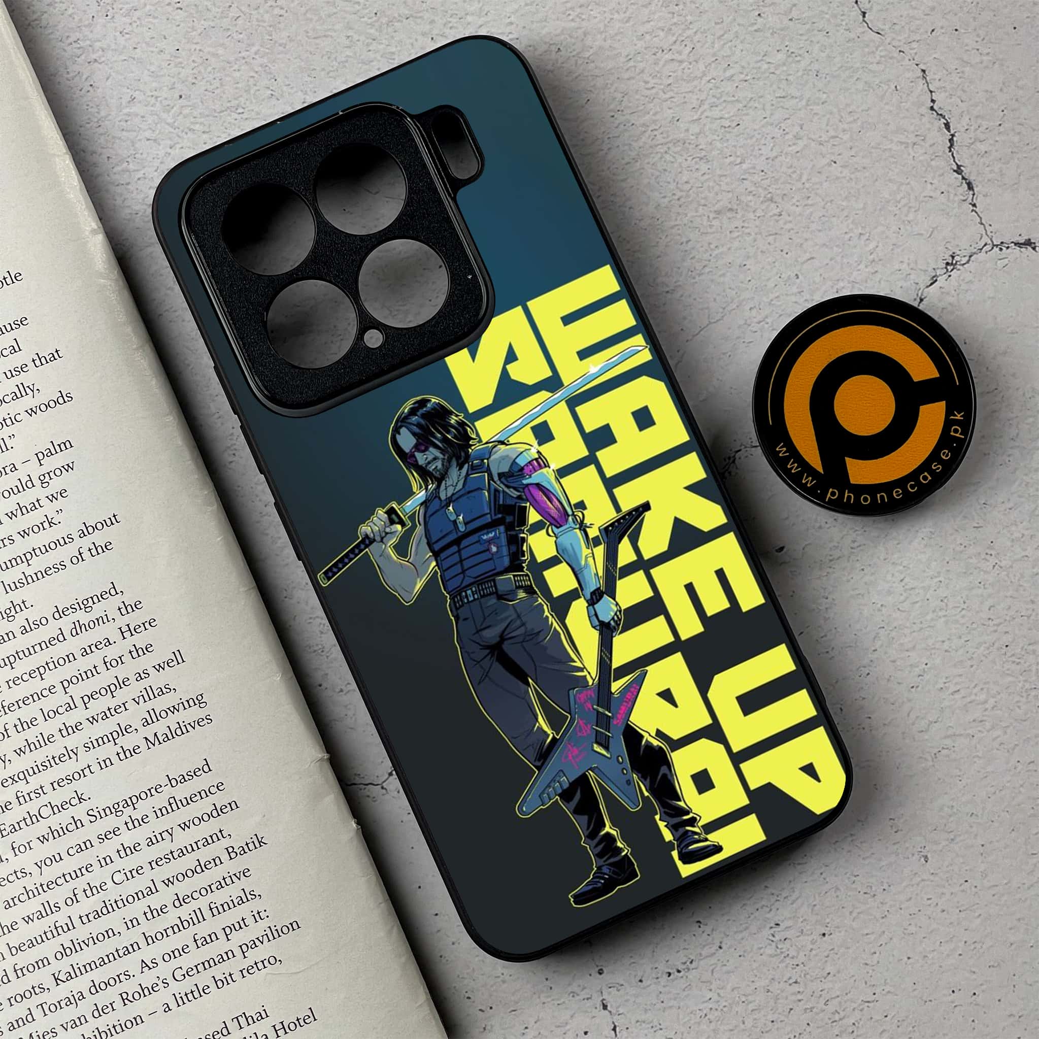 Xiaomi 15 - Cybernetic Warrior Series - Premium Metal Printed soft Bumper shock Proof Case