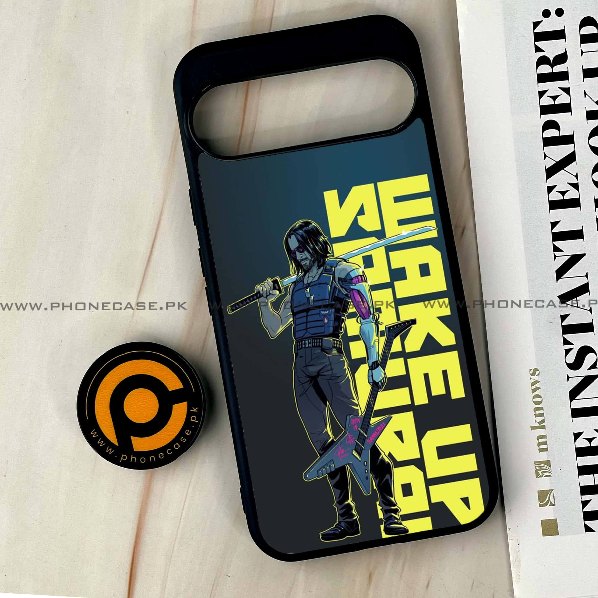 Google Pixel 9 Pro XL - Cybernetic Warrior Series - Premium Metal Printed soft Bumper Shock Proof Case