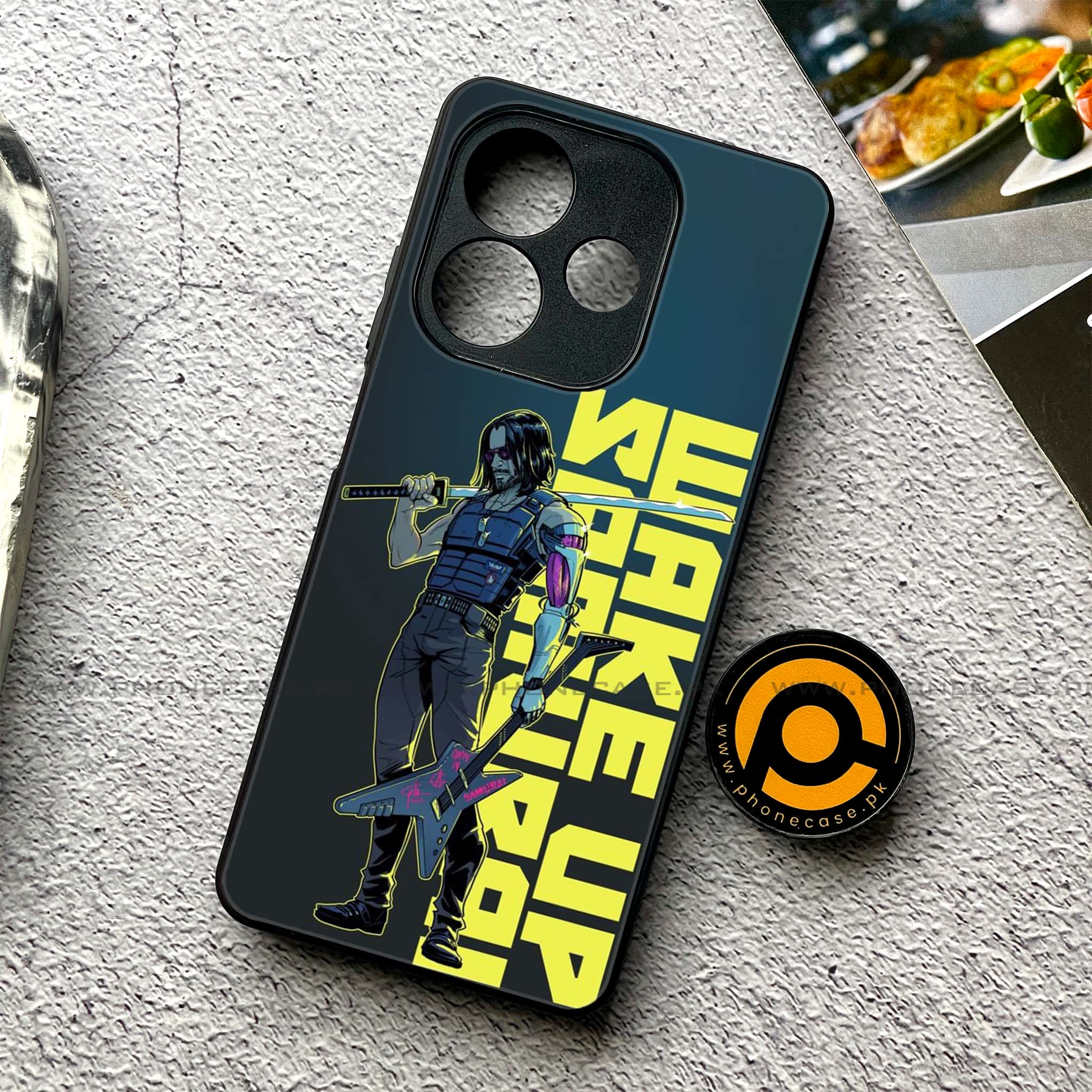 Oppo A5 Pro - Cybernetic Warrior Series - Premium Metal Printed soft Bumper shock Proof Case