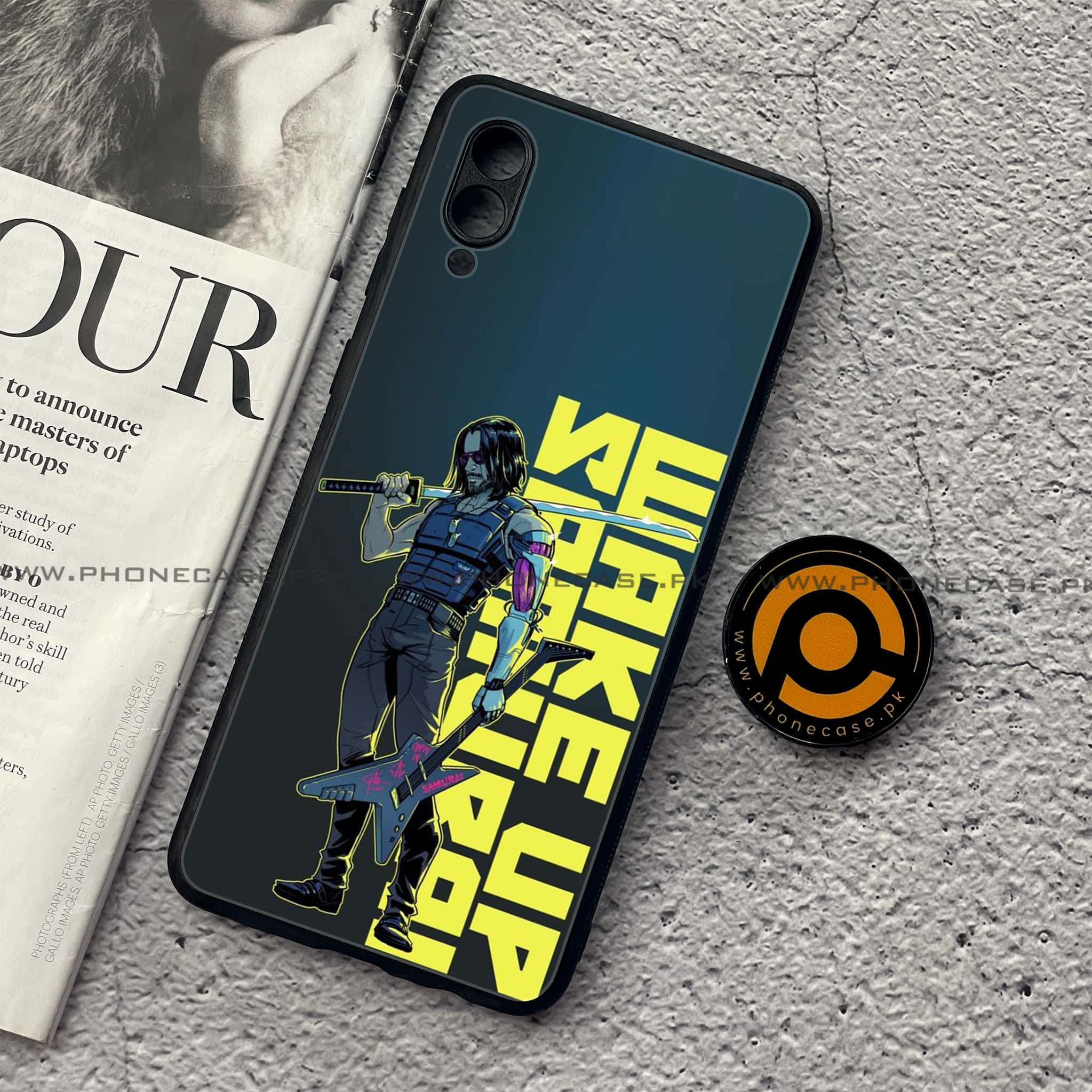 Samsung Galaxy A02 - Cybernetic Warrior Series - Premium Printed Metal soft Bumper shock Proof Case