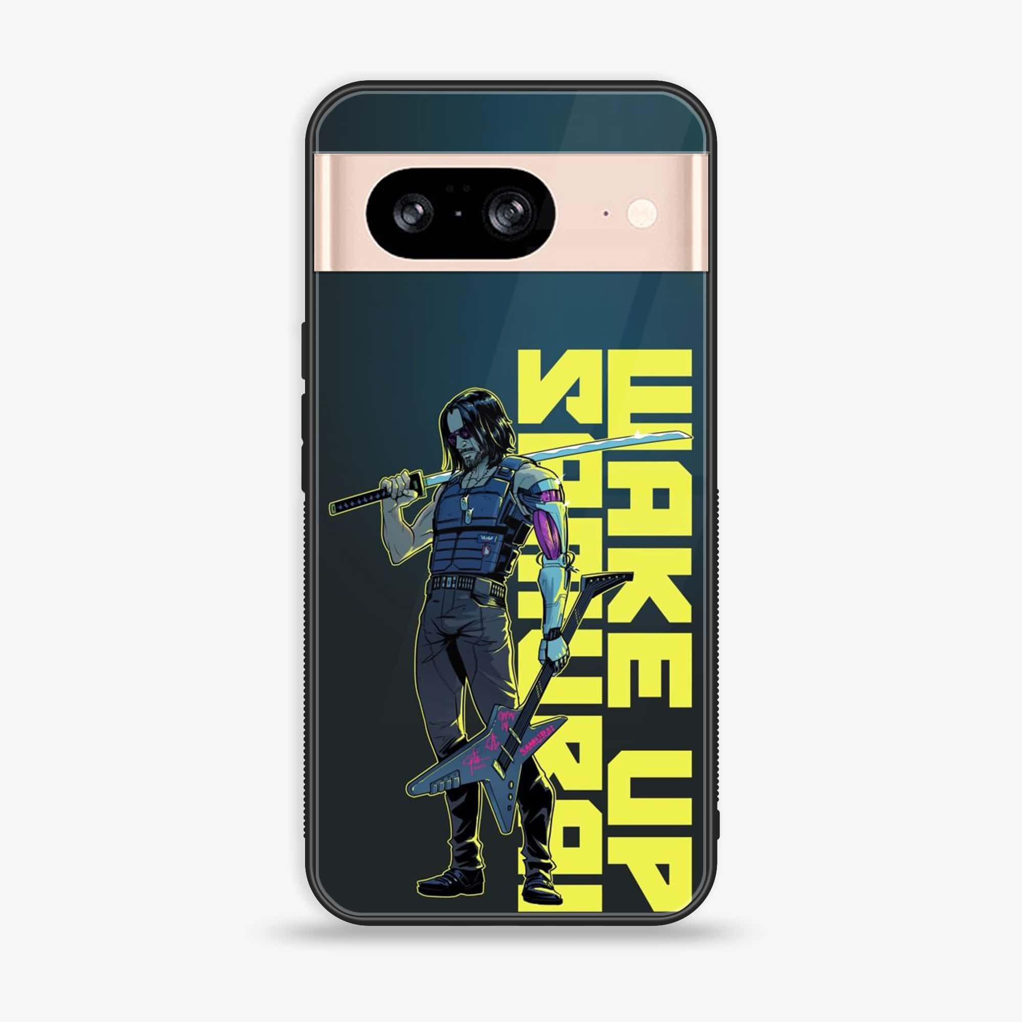 Google Pixel 8 - Cybernetic Warrior Series - Premium Printed Glass soft Bumper shock Proof Case