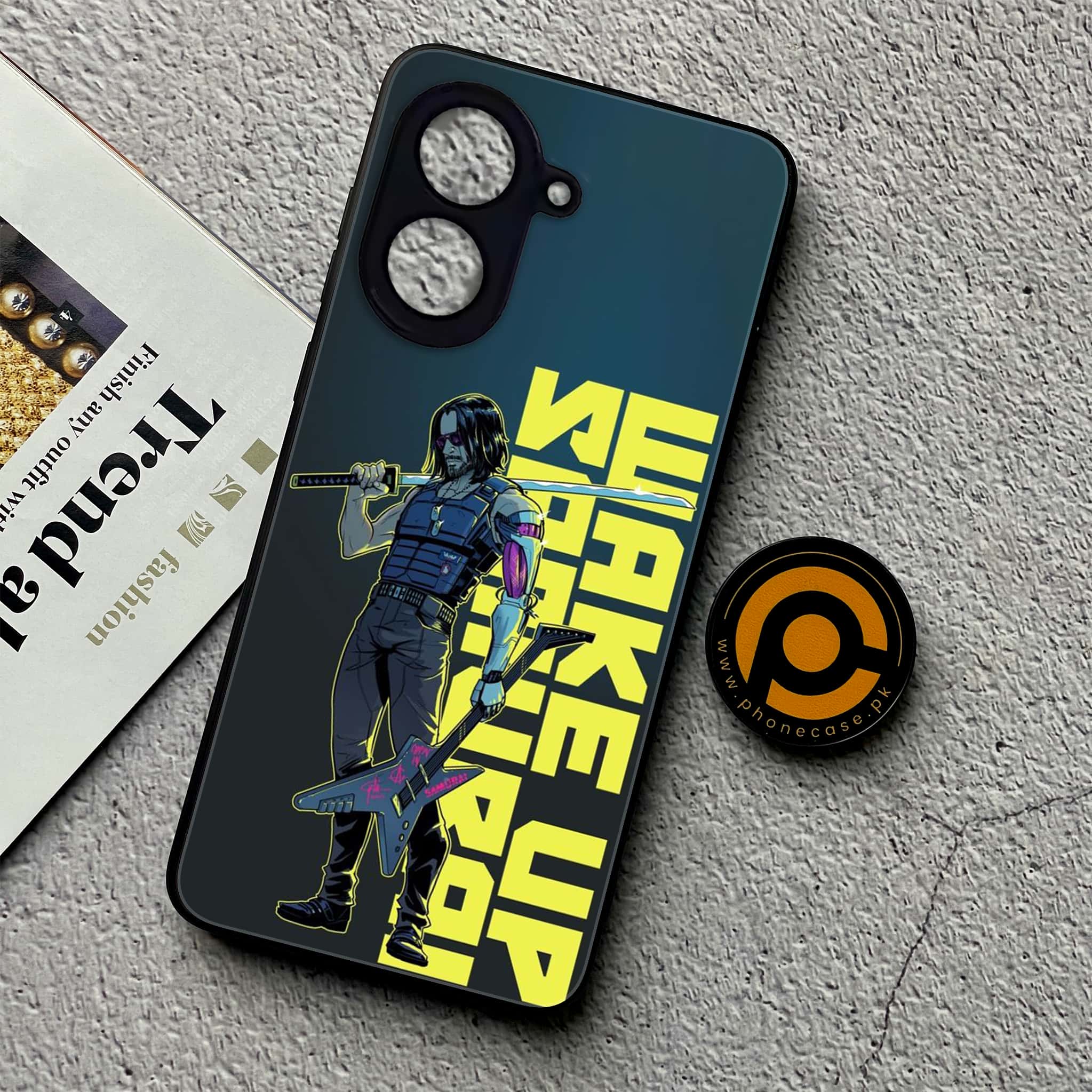 Xiaomi Redmi A5 - Cybernetic Warrior Series - Premium Metal Printed soft Bumper shock Proof Case
