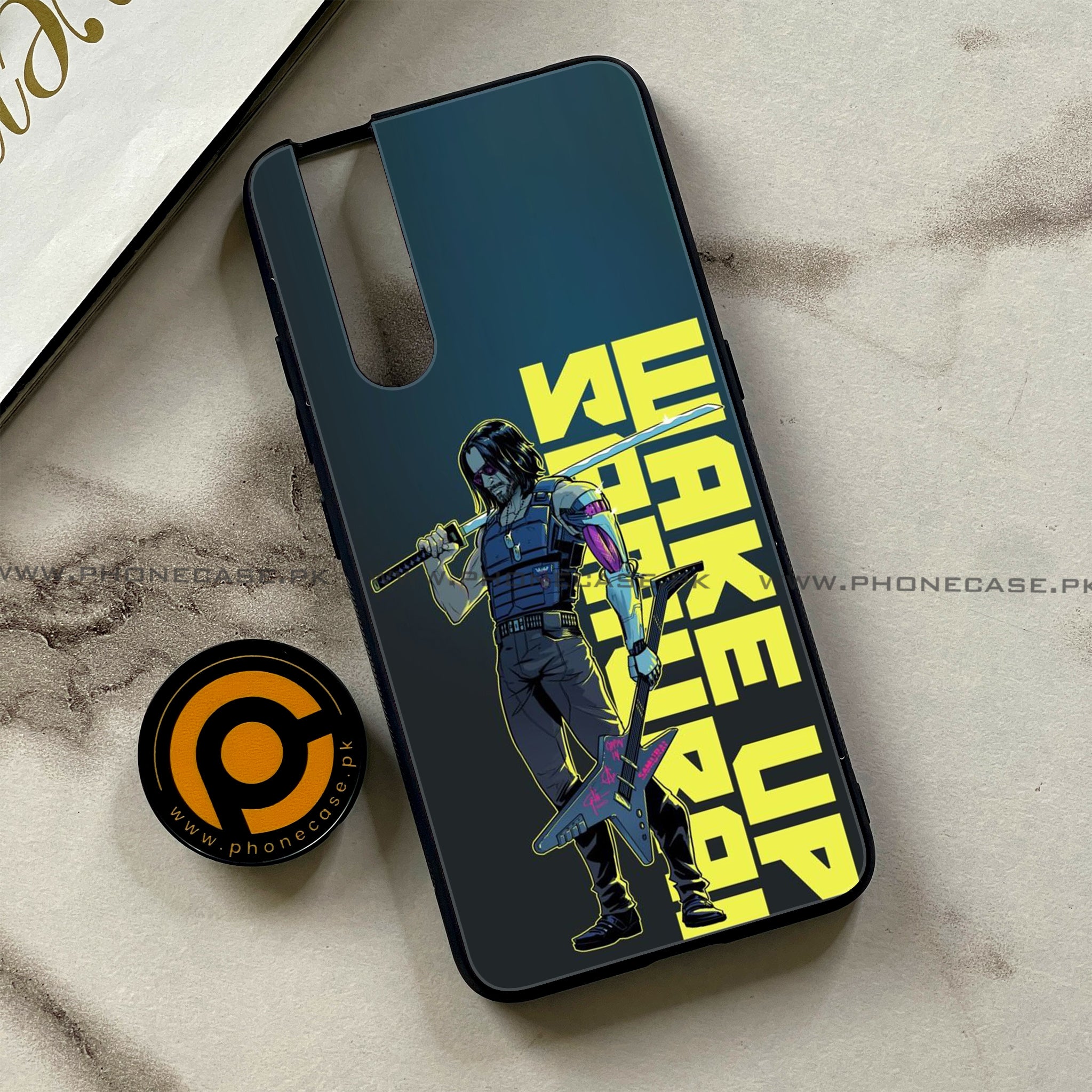 Vivo V15 Pro - Cybernetic Warrior Series - Premium Printed Glass soft Bumper shock Proof Case