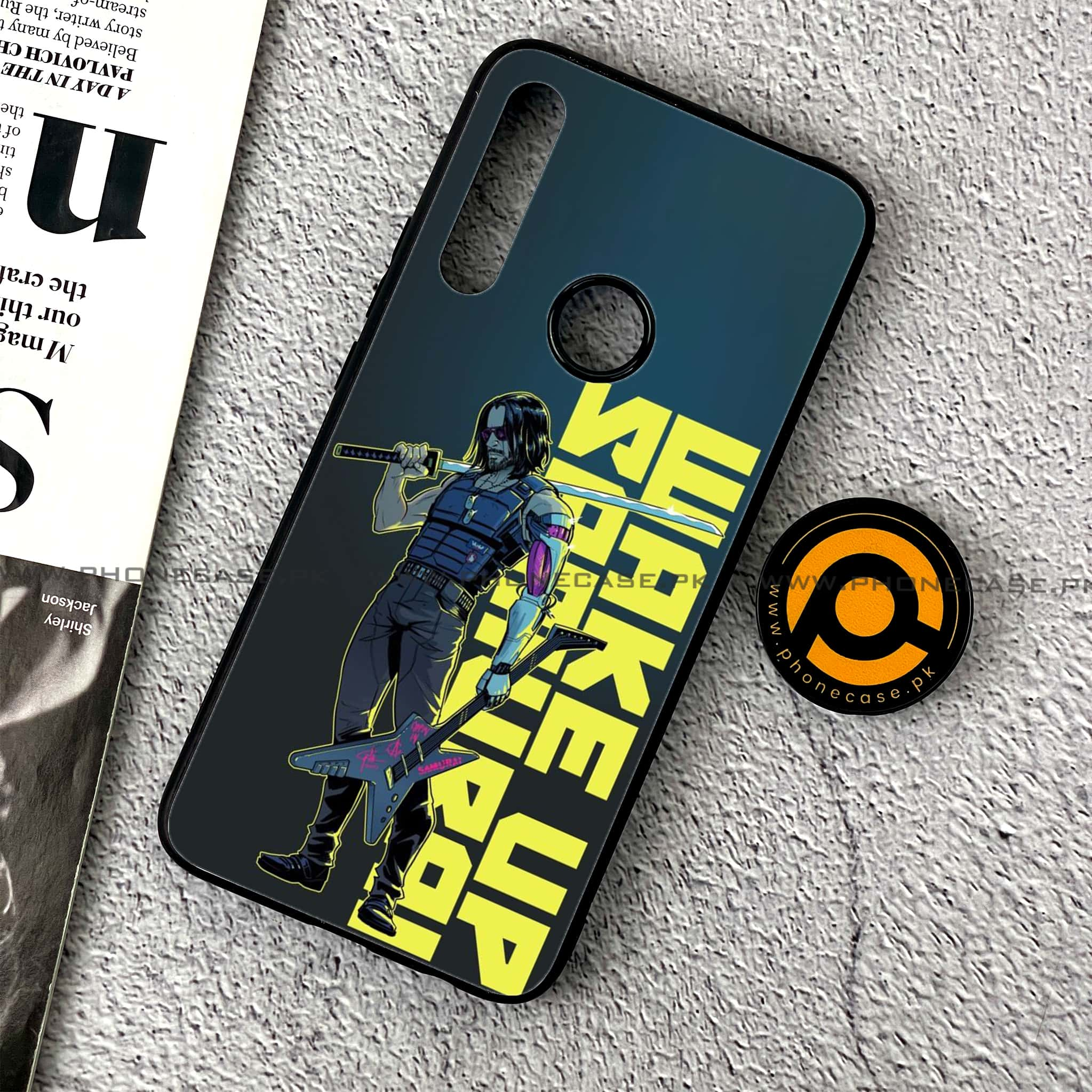 Huawei Y9 Prime (2019) - Cybernetic Warrior Series - Premium Printed Glass soft Bumper shock Proof Case