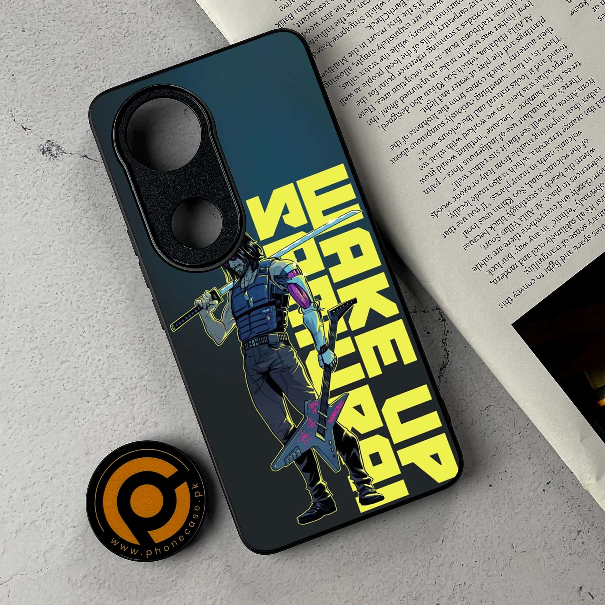 Vivo V50 - Cybernetic Warrior Series - Premium Metal Printed Soft Bumper Shockproof Case