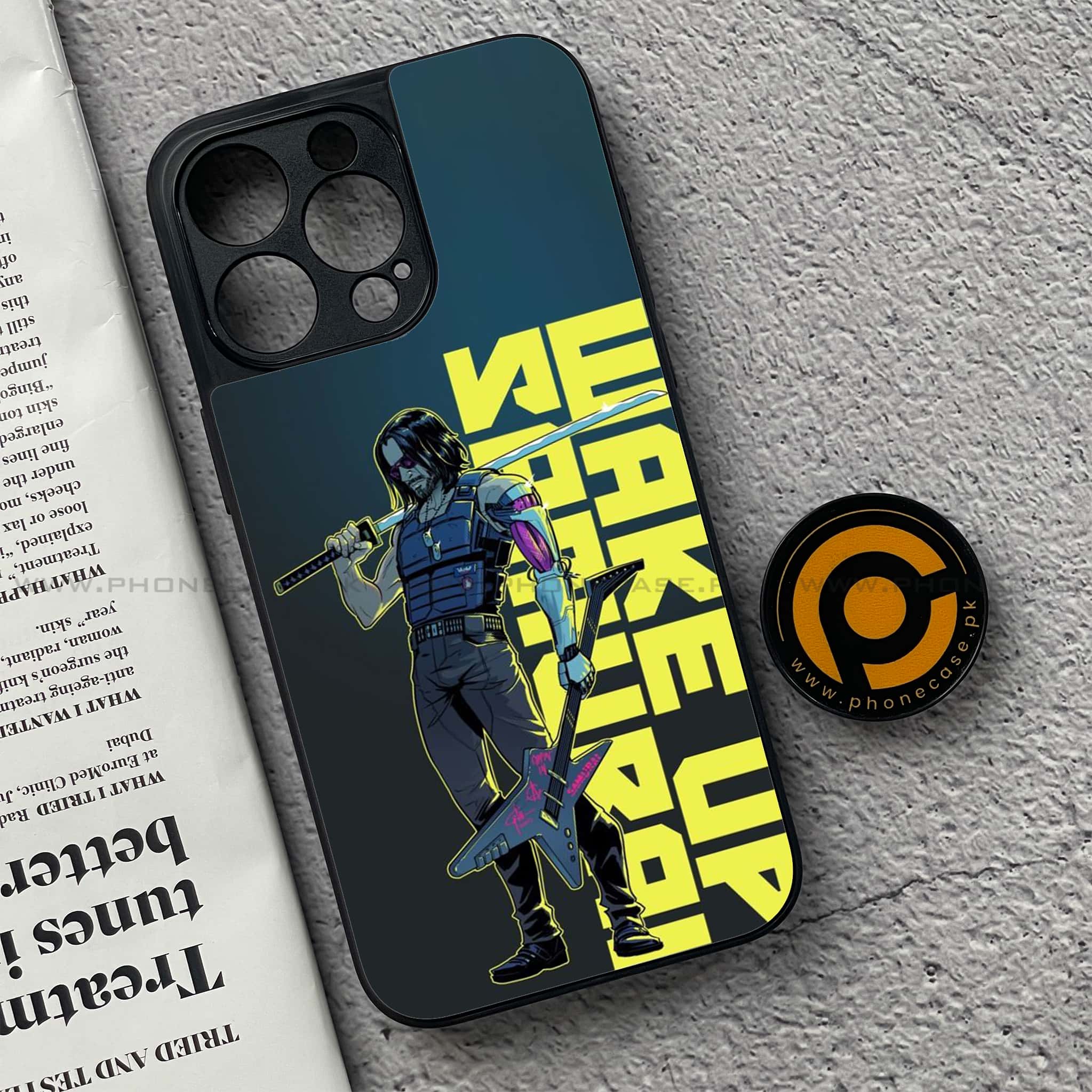 iPhone 15 Pro - Cybernetic Warrior Series - Premium Metal Printed soft Bumper shock Proof Case