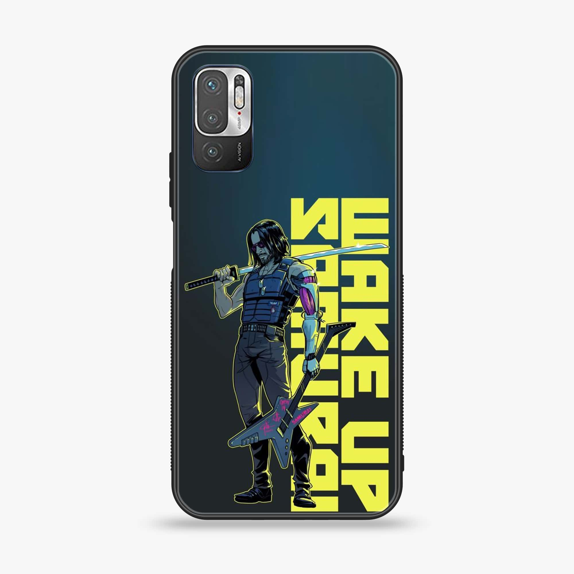 Xiaomi Redmi Note 10 5G - Cybernetic Warrior Series - Premium Printed Glass soft Bumper shock Proof Case