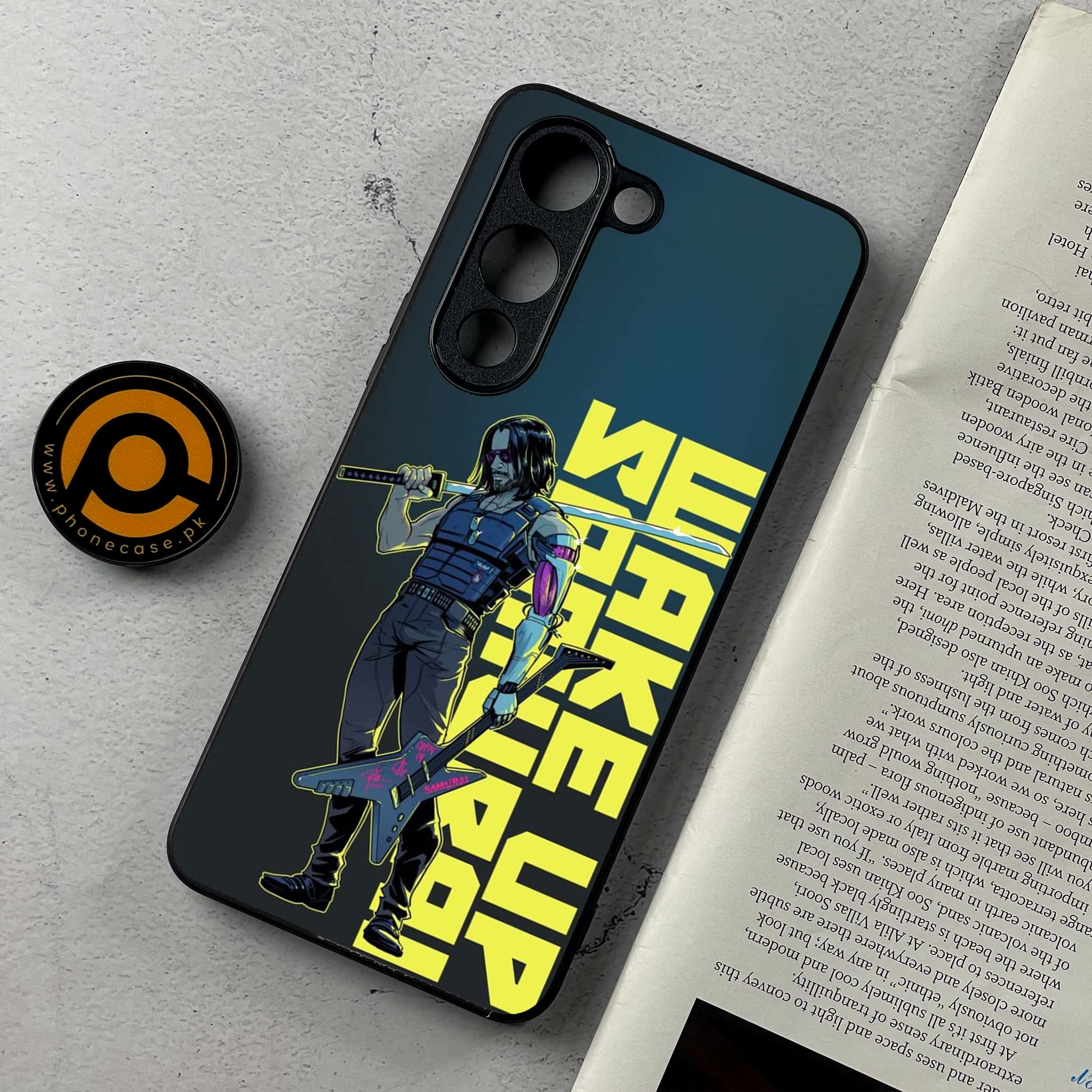 Vivo Y04 - Cybernetic Warrior Series - Premium Metal Printed Soft Bumper Shockproof Case