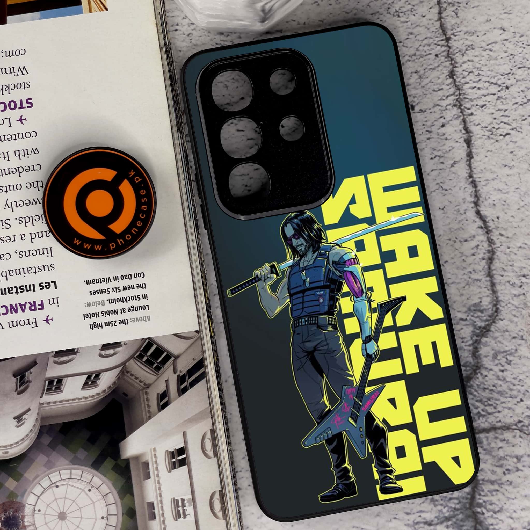 Vivo Y29 4G - Cybernetic Warrior Series - Premium Metal Printed soft Bumper Shock Proof Case