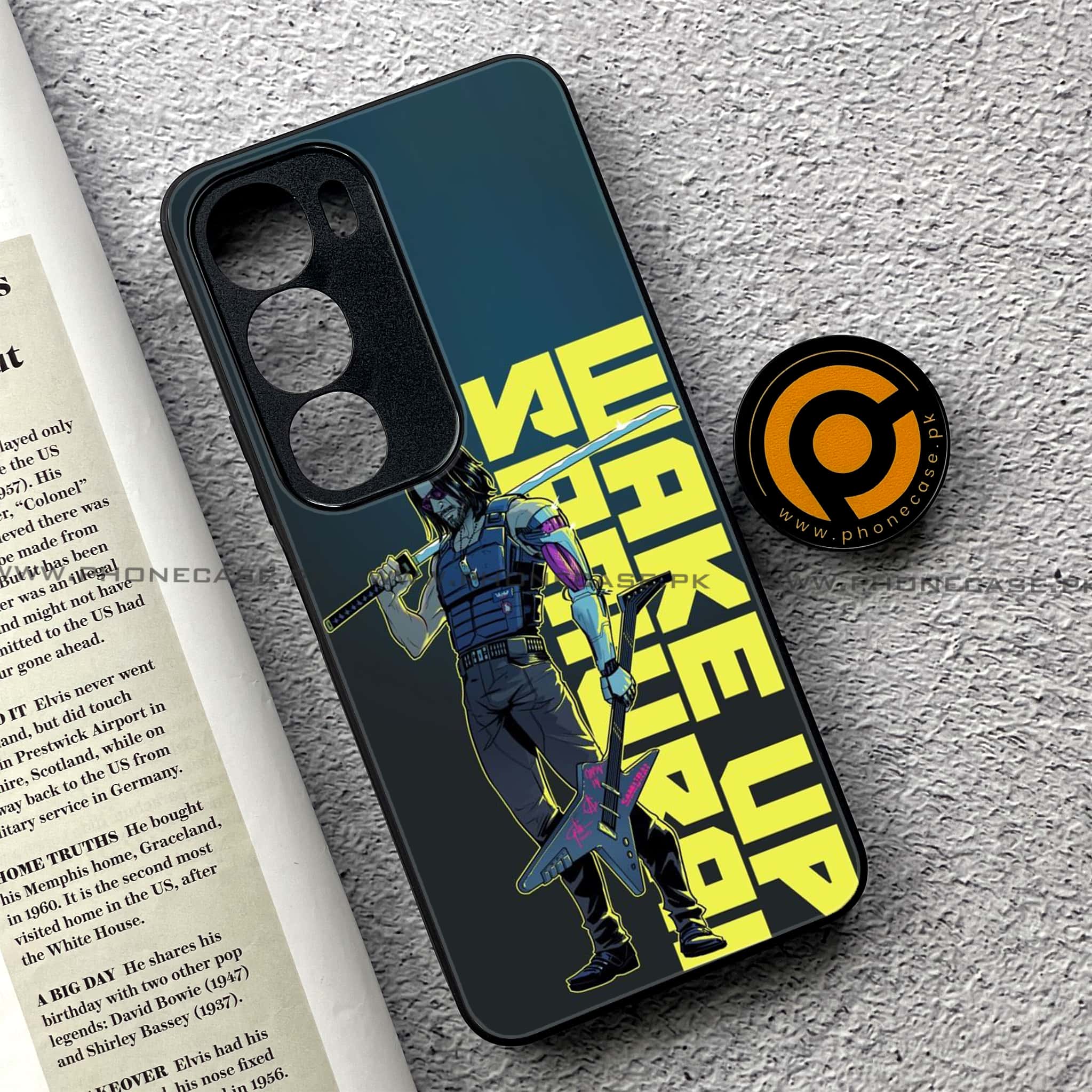 Vivo Y19s Pro - Cybernetic Warrior Series - Premium Metal Printed soft Bumper shock Proof Case