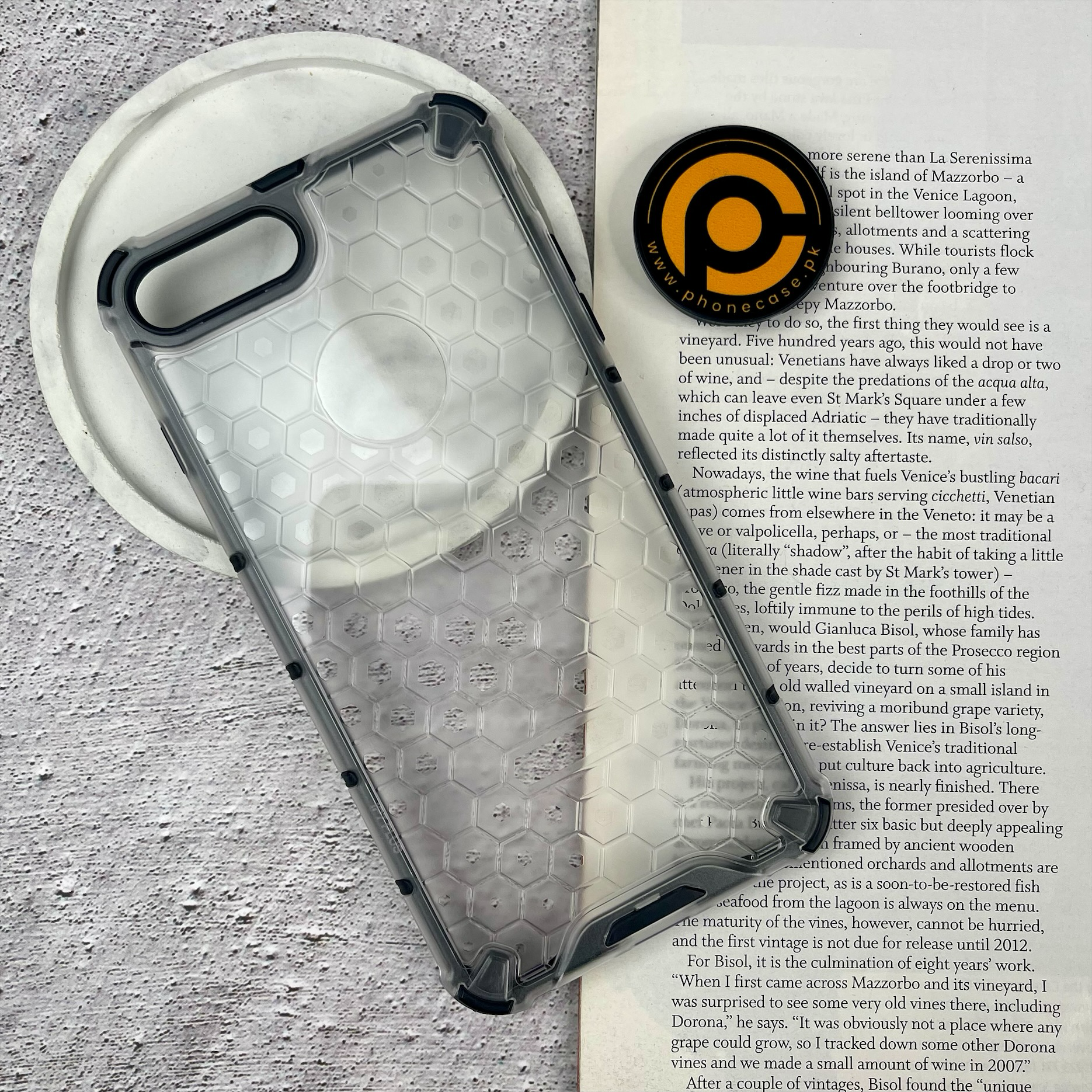 iPhone 7+/8+ Airbag Shockproof Hybrid Armor Honeycomb Case