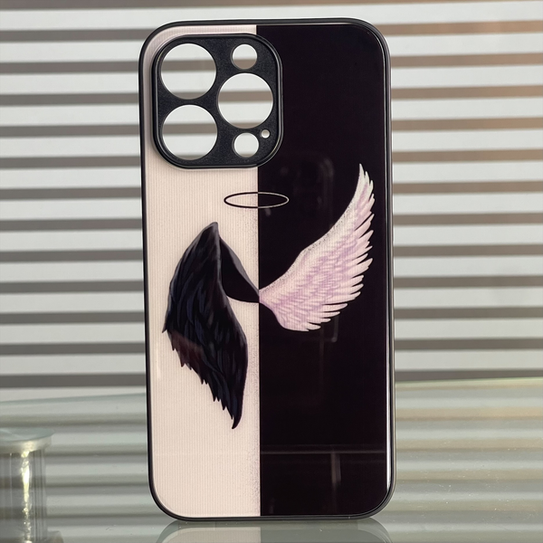 iPhone 13 Pro Angel Wings 2.0 Series Glass Case CS-2463