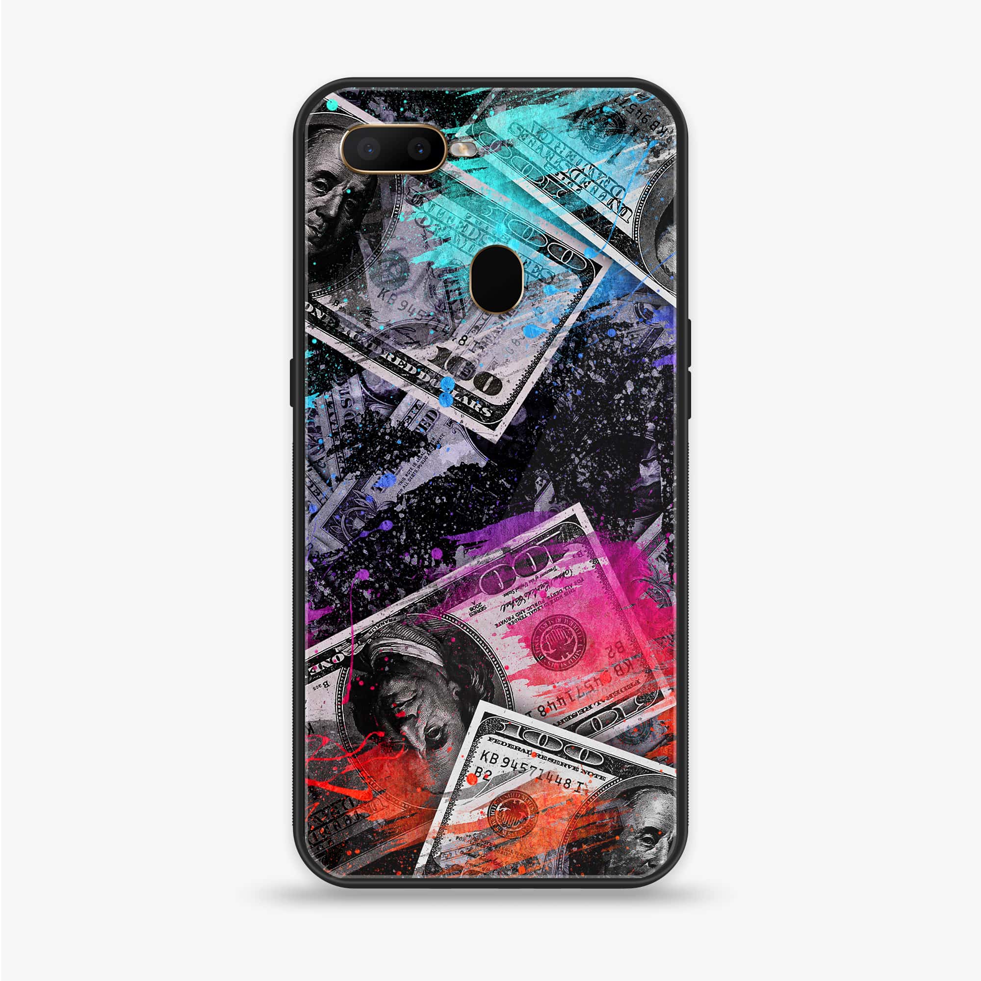 Oppo A12  - Dollar Series - Premium Printed soft Bumper shock Proof Case