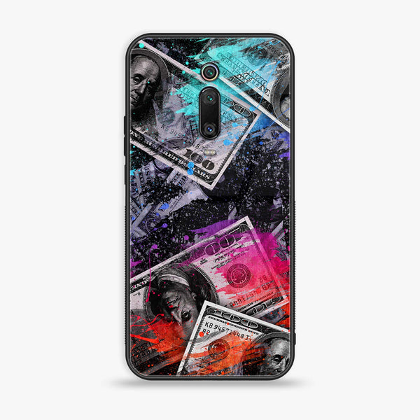 Xiaomi Mi 9T - Dollar Design 4- Premium Metal Printed soft Bumper shock Proof Case CS-29949