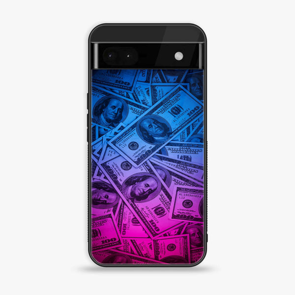 Google Pixel 6A - Dollar Design 3 - Premium Metal Printed soft Bumper Shock Proof Case  CS-36311