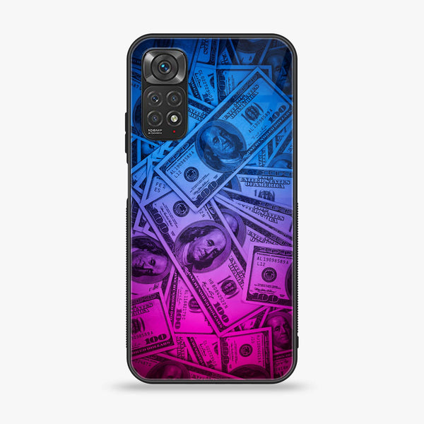 Xiaomi Redmi Note 11 Pro/Note 12 Pro Dollar Design 3 Premium Printed Glass soft Bumper shock Proof Case CS-10014