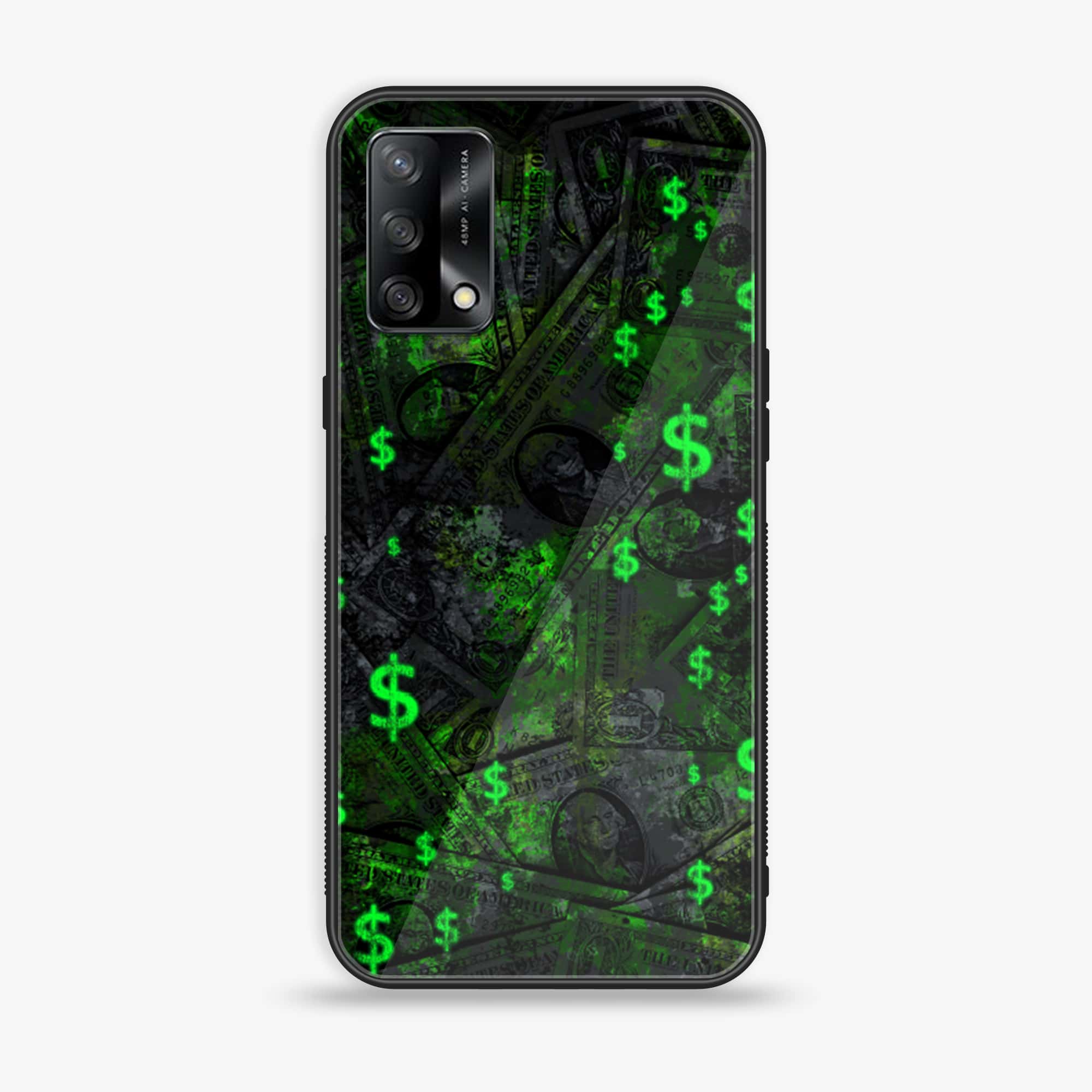 Oppo F19s - Dollar Series - Premium Metal Printed soft Bumper shock Proof Case