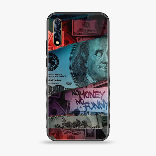 Vivo S1- Dollar Design 8 - Premium Printed Glass soft Bumper shock Proof Case Galaxy A20/A30 CS-19647