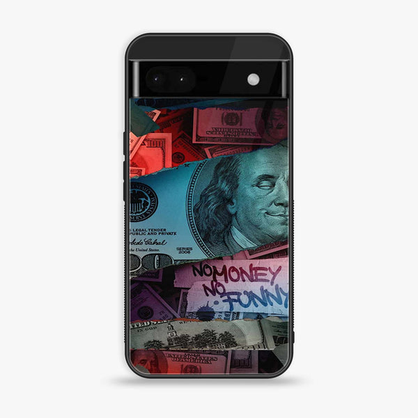 Google Pixel 6A - Dollar Design 8 - Premium Printed Glass soft Bumper shock Proof Case CS-28307