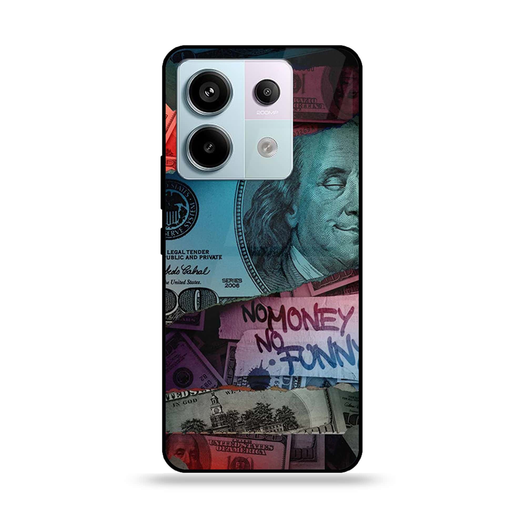 Redmi Note 13 - Dollar Series - Premium Metal Printed soft Bumper shock Proof Case