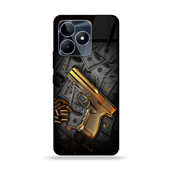 Realme C51 - Dollar Design 7- Premium Printed Glass soft Bumper shock Proof Case CS-48819