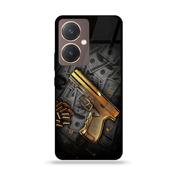 Vivo Y27 - Dollar Design 7 - Premium Printed Glass soft Bumper shock Proof Case CS-7921 CS-8377 CS-12788