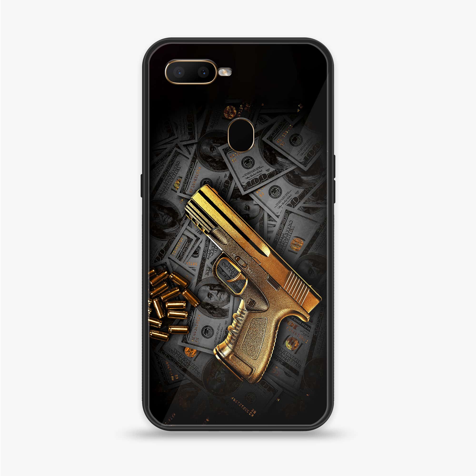 Oppo A12  - Dollar Series - Premium Printed soft Bumper shock Proof Case