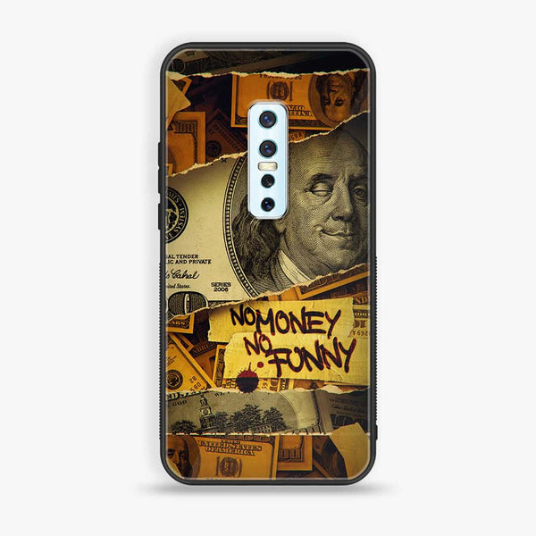 VIVO V17 PRO - Dollar Series - Premium Printed Glass soft Bumper shock Proof Case