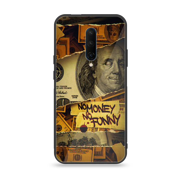 OnePlus 7 Pro - Dollar Design 1- Premium Metal Printed soft Bumper Shock Proof Case CS-40899