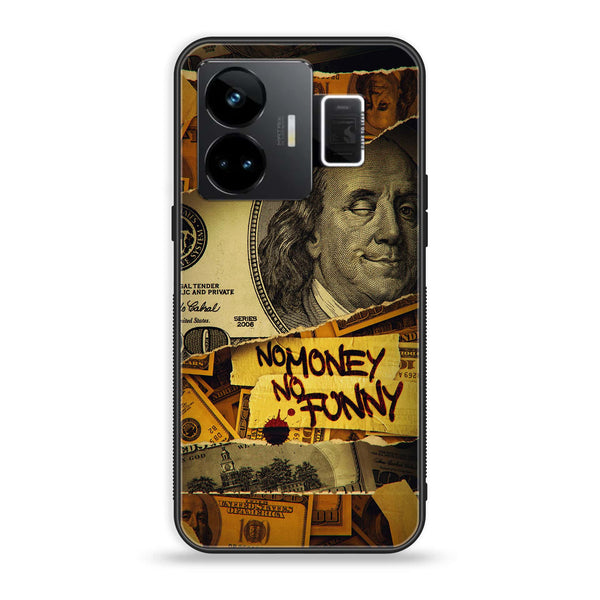 Realme GT3 - Dollar Series - Premium Printed Glass soft Bumper shock Proof Case