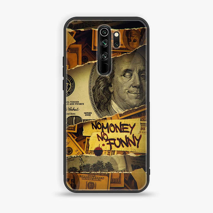 Redmi Note 8 Pro - Dollar   Design 1 - Premium Metal Printed soft Bumper shock Proof Case  CS-29805