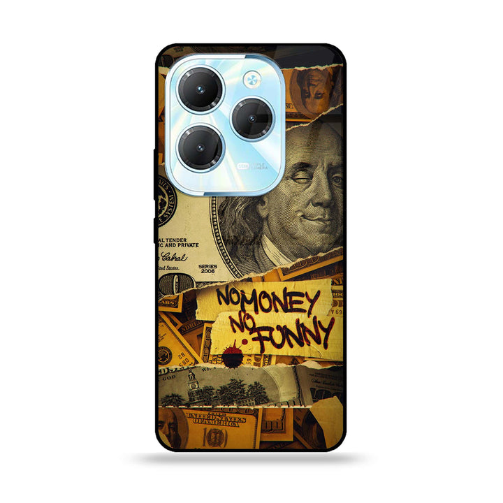 Infinix Hot 40 Pro - Dollar Design 1 - Premium Metal Printed soft Bumper Shock Proof Case