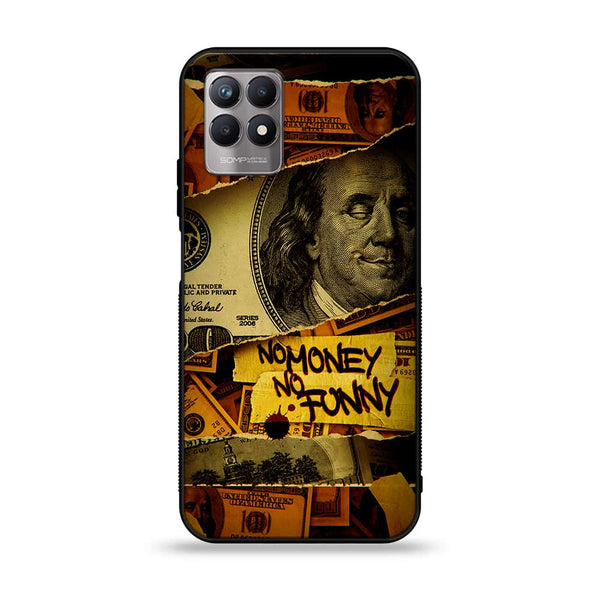 Realme 8i - Dollar Series - Premium Printed Glass soft Bumper shock Proof Case