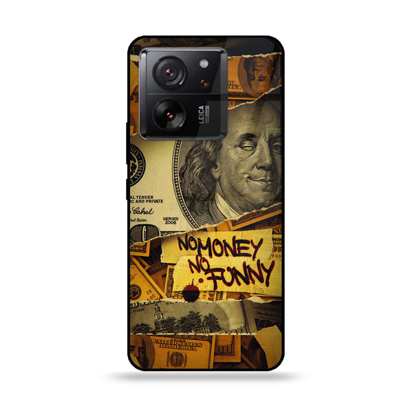 Xiaomi 13T - Dollar Series - Premium Printed Glass soft Bumper shock Proof Case