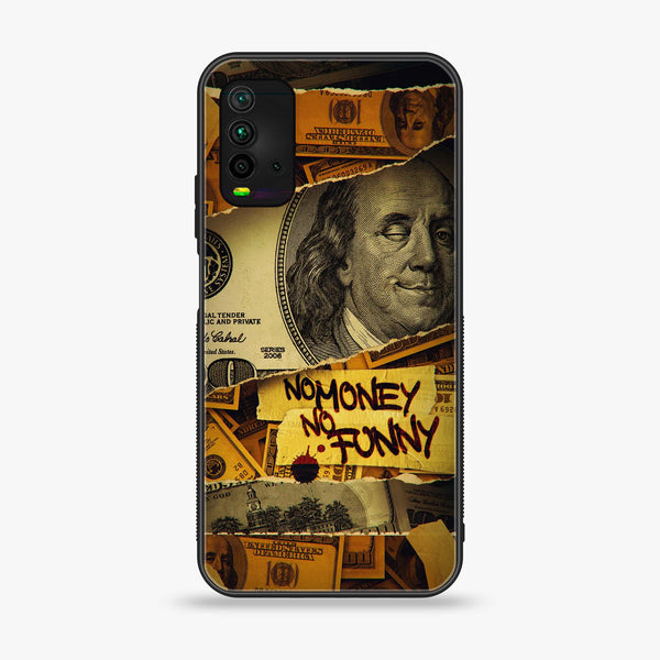 Redmi 9T/RM 9 Power  - Dollar Design 1 - Premium Printed Glass soft Bumper shock Proof Case CS-33607