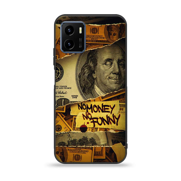 Vivo Y15c Dollar Series Premium Printed Glass soft Bumper shock Proof Case