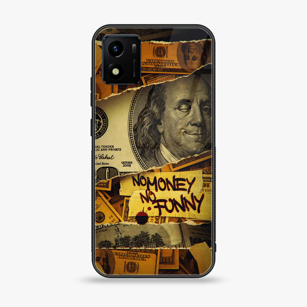 VIVO Y01 Dollar Series Premium Printed Glass soft Bumper shock Proof Case