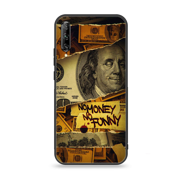 Huawei Y9s - Dollar Series - Premium Printed Glass soft Bumper shock Proof Case