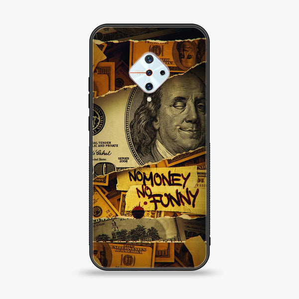 Vivo S1 Pro - Dollar Design 1- Premium Printed Glass soft Bumper shock Proof Case CS-12771 CS-30418