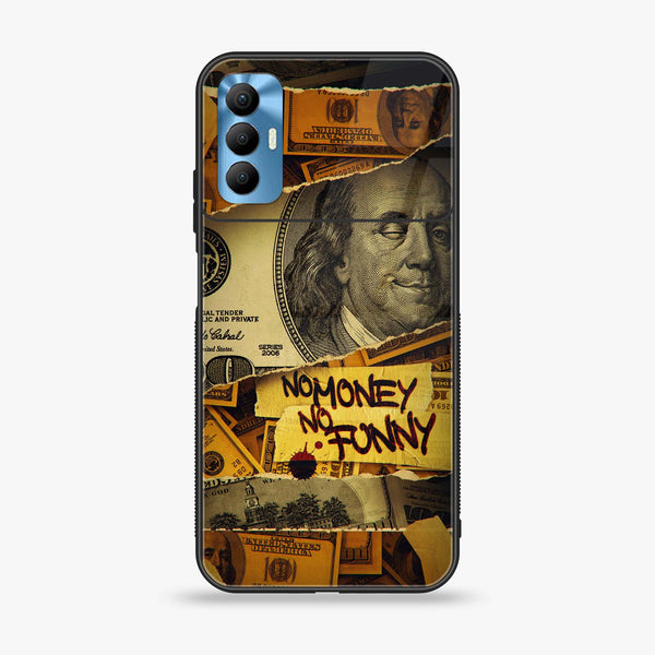 Tecno Spark 8 Pro Dollar Series Premium Printed Glass soft Bumper shock Proof Case