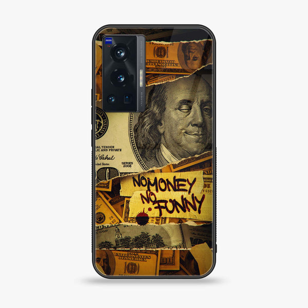 Vivo X70 Pro - Dollar Design 1 - Premium Printed Glass soft Bumper shock Proof Case CS-40701